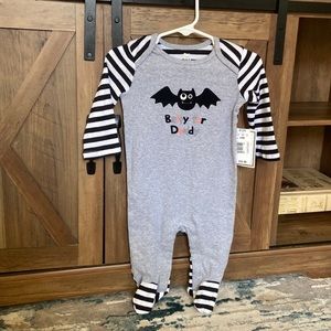 NWT Halloween Onesie Pajamas Baby Boy Batty Daddy